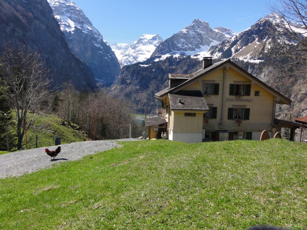 Berggasthaus Obbort Hotel Linthal Exterior foto