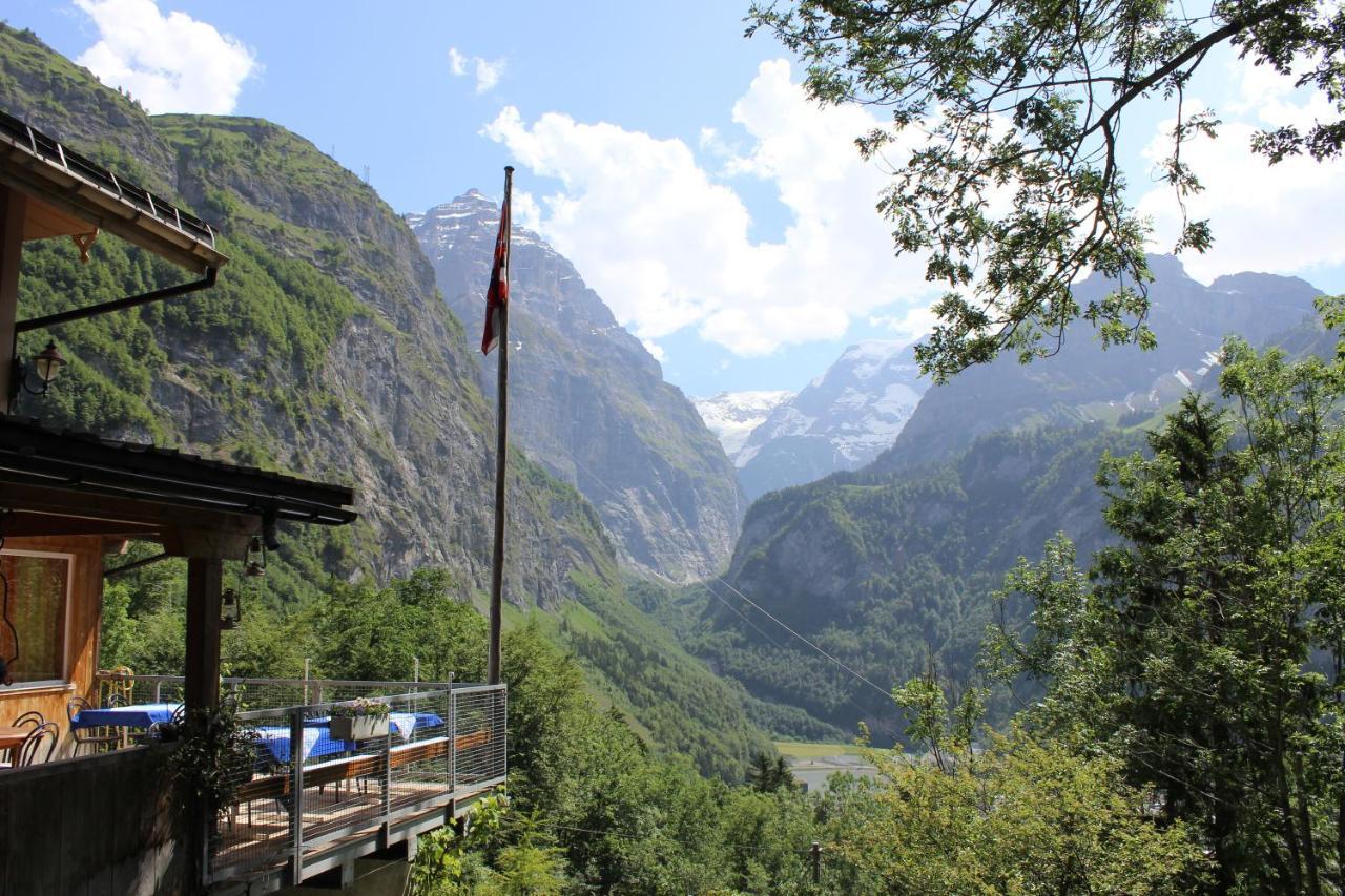 Berggasthaus Obbort Hotel Linthal Exterior foto